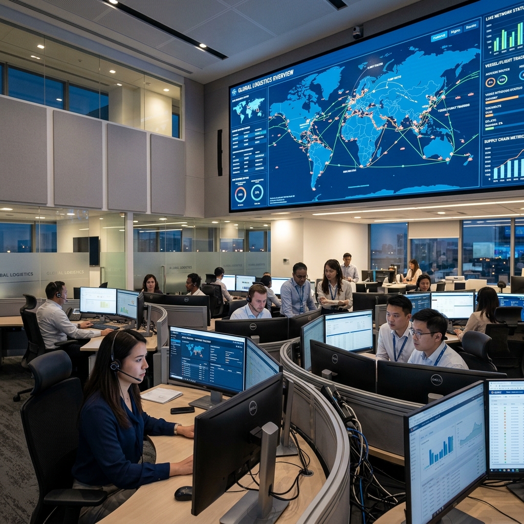 Global logistics operations control center